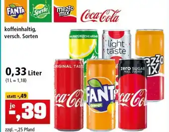 Thomas Philipps Fanta, Sprite, Mezzo Mix & Coca Cola Angebot