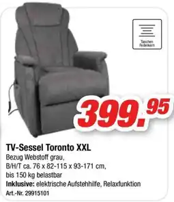 Möbel AS TV-Sessel Toronto XXL Angebot