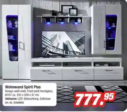 Möbel AS Wohnwand Spirit Plus Angebot