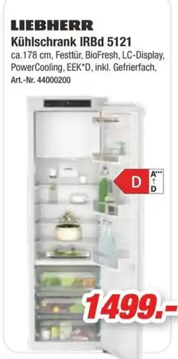 Möbel AS LIEBHERR Kühlschrank IRBd 5121 Angebot