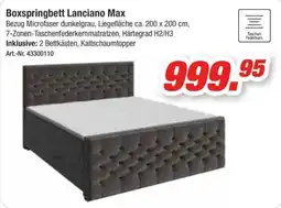 Möbel AS Boxspringbett Lanciano Max Angebot