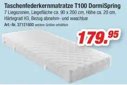 Möbel AS Taschenfederkernmatratze T100 DormiSpring Angebot