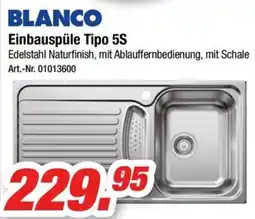 Möbel AS BLANCO Einbauspüle Tipo 5S Angebot
