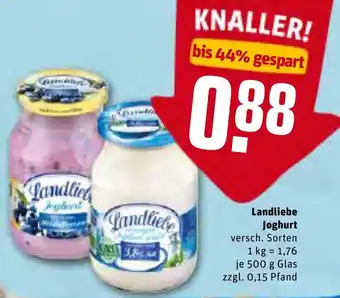 REWE Landliebe Joghurt 500g Angebot