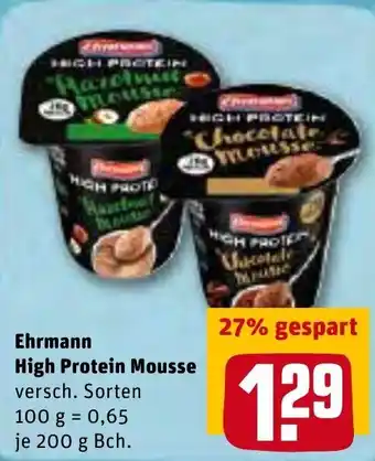 REWE Ehrmann High Protein Mousse 200g Angebot