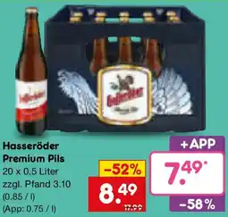Netto Marken-Discount Hasseröder Premium Pils Angebot