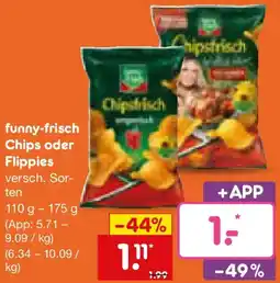 Netto Marken-Discount funny-frisch Chips oder Flippies Angebot