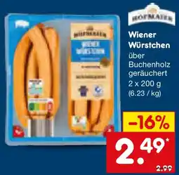 Netto Marken-Discount HOFMAIER Wiener Würstchen Angebot