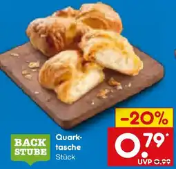Netto Marken-Discount BACKSTUBE Quarktasche Angebot