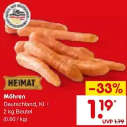 Netto Marken-Discount HEIMAT Möhren Angebot