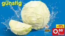 Netto Marken-Discount HEIMAT Weißkohl Angebot