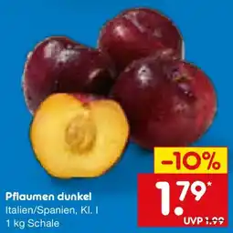 Netto Marken-Discount Pflaumen dunkel Angebot