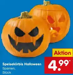 Netto Marken-Discount Speisekürbis Halloween Angebot