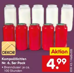 Netto Marken-Discount DEKOR Kompoöllichten Angebot