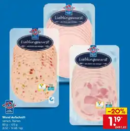 Netto Marken-Discount Wolf Wurst Aufschnitt Angebot