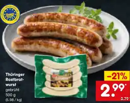 Netto Marken-Discount Thüringer Rostbratwurst Angebot