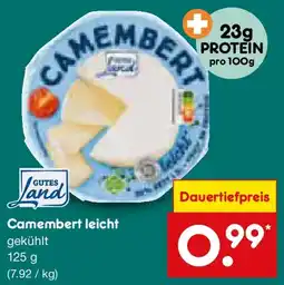 Netto Marken-Discount Gutes Land Camembert leicht Angebot