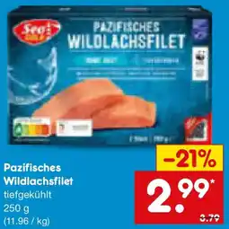 Netto Marken-Discount Pazifisches Wildlachsfilet Angebot