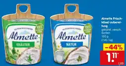 Netto Marken-Discount Almette Frischkäse/zubereitung Angebot
