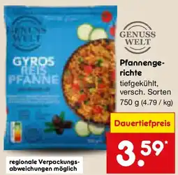 Netto Marken-Discount GENUSS WELT Pfannengerichte Angebot