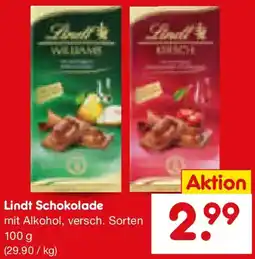 Netto Marken-Discount Lindt Schokolade Angebot