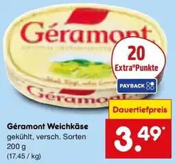 Netto Marken-Discount Géramont Weichkäse Angebot