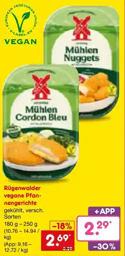 Netto Marken-Discount Rügenwalder vegane Pfannengerichte Angebot