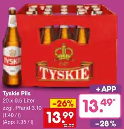 Netto Marken-Discount Tyskie Pils Angebot