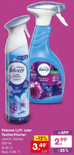 Netto Marken-Discount Febreze Luft oder Textilerfrischer Angebot
