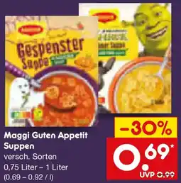 Netto Marken-Discount Maggi Guten Appetit Suppen Angebot