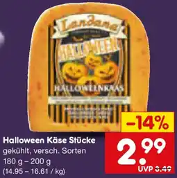 Netto Marken-Discount Landana Halloween Käse Stücke Angebot