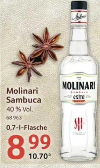 Selgros Molinari Sambuca 700ml Angebot