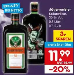 Netto Marken-Discount Jägermeister Angebot