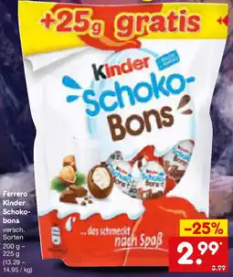 Netto Marken-Discount Ferrero Kinder Schokobons Angebot