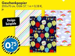 TEDi Geschenkpapier Angebot