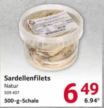 Selgros Sardellenfilets 500g Angebot