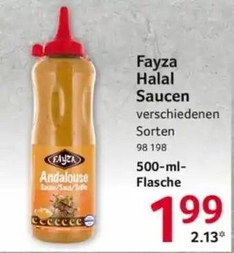 Selgros Fayza Halal Saucen 500ml Angebot