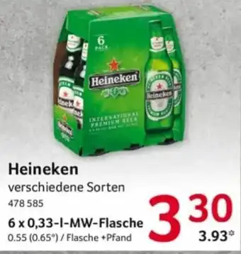 Selgros Heineken 6*330ml Angebot