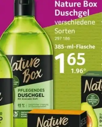 Selgros Nature Box Duschgel 385g Angebot