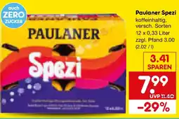 Netto Marken-Discount Paulaner Spezi Angebot
