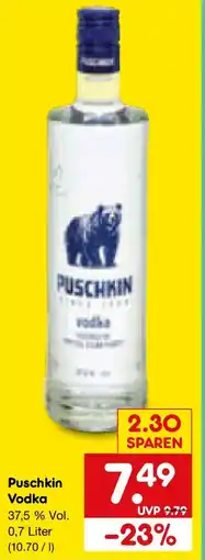 Netto Marken-Discount Puschkin Vodka Angebot