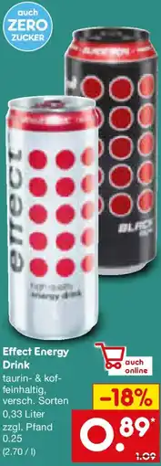 Netto Marken-Discount Effect Energy Drink Angebot