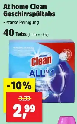 Thomas Philipps at home Clean Geschirrspültabs Angebot