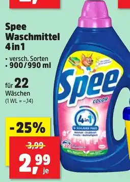 Thomas Philipps Spee Waschmittel 4 in 1 Angebot