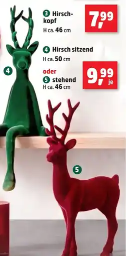 Thomas Philipps Hirsch sitzend oder stehend Angebot