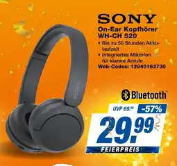 expert Techno Land SONY On-Ear Kopfhörer WH-CH 520 Angebot