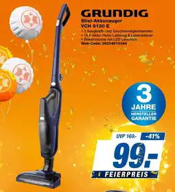 expert Techno Land GRUNDIG Stiel-Akkusauger VCH 9130 E Angebot