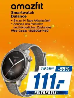expert Techno Land amazfit Smartwatch Balance Angebot
