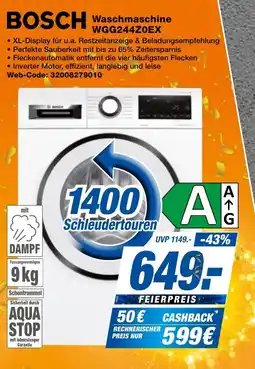 expert Techno Land BOSCH Waschmaschine WGG244Z0EX Angebot