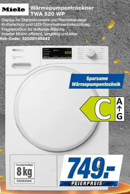 expert Techno Land Miele Wärmepumpentrockner TWA 520 WP Angebot